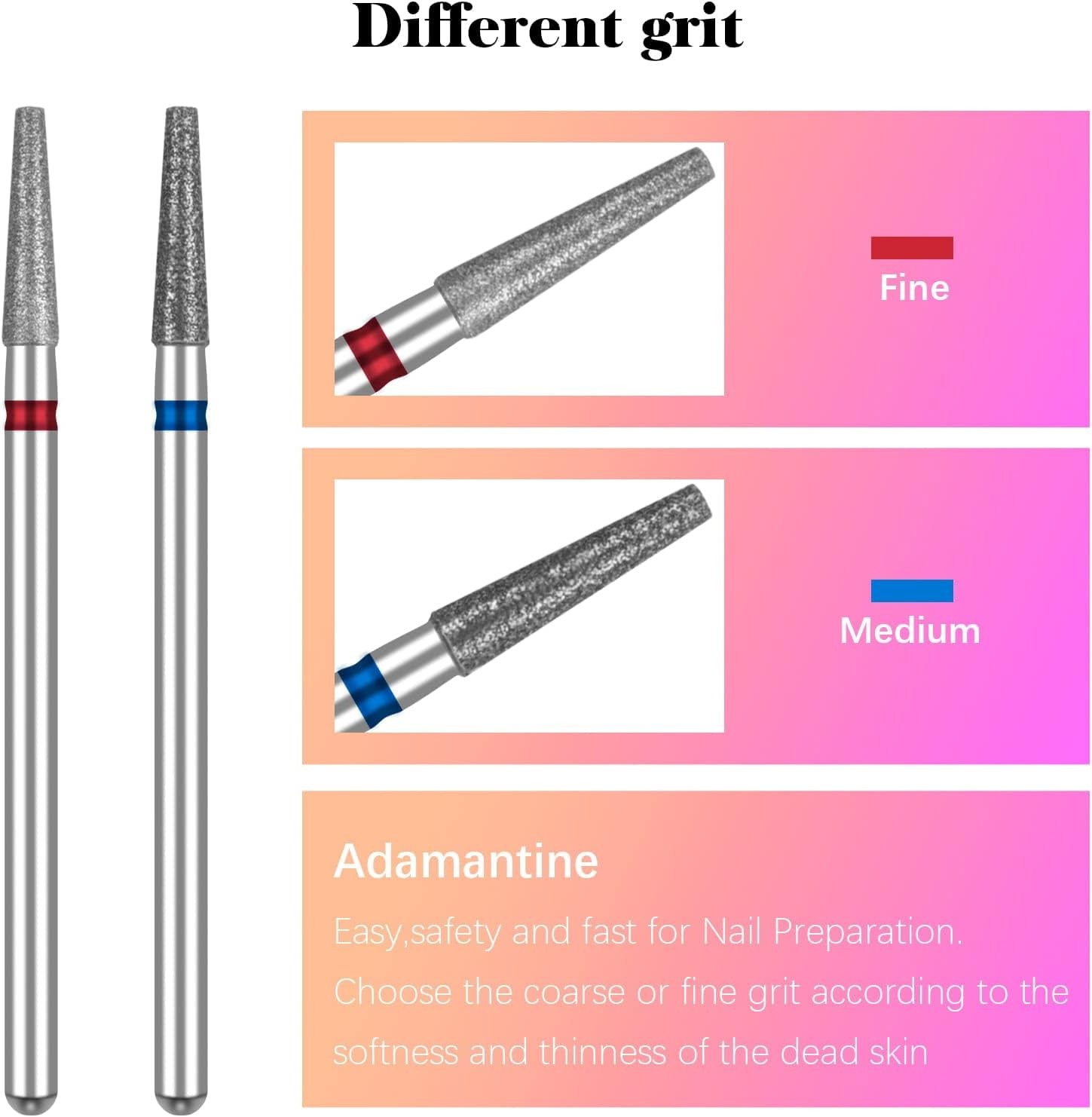 Nail Drill Bits Cuticle Nail Drill Bit Tapered Cuticle Drill Bits