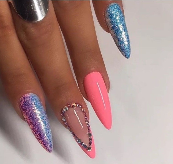 CINDERELLA PIXEL GLITTER NAILS ART AB IRIDESCENT Trend Mirror 500 gram