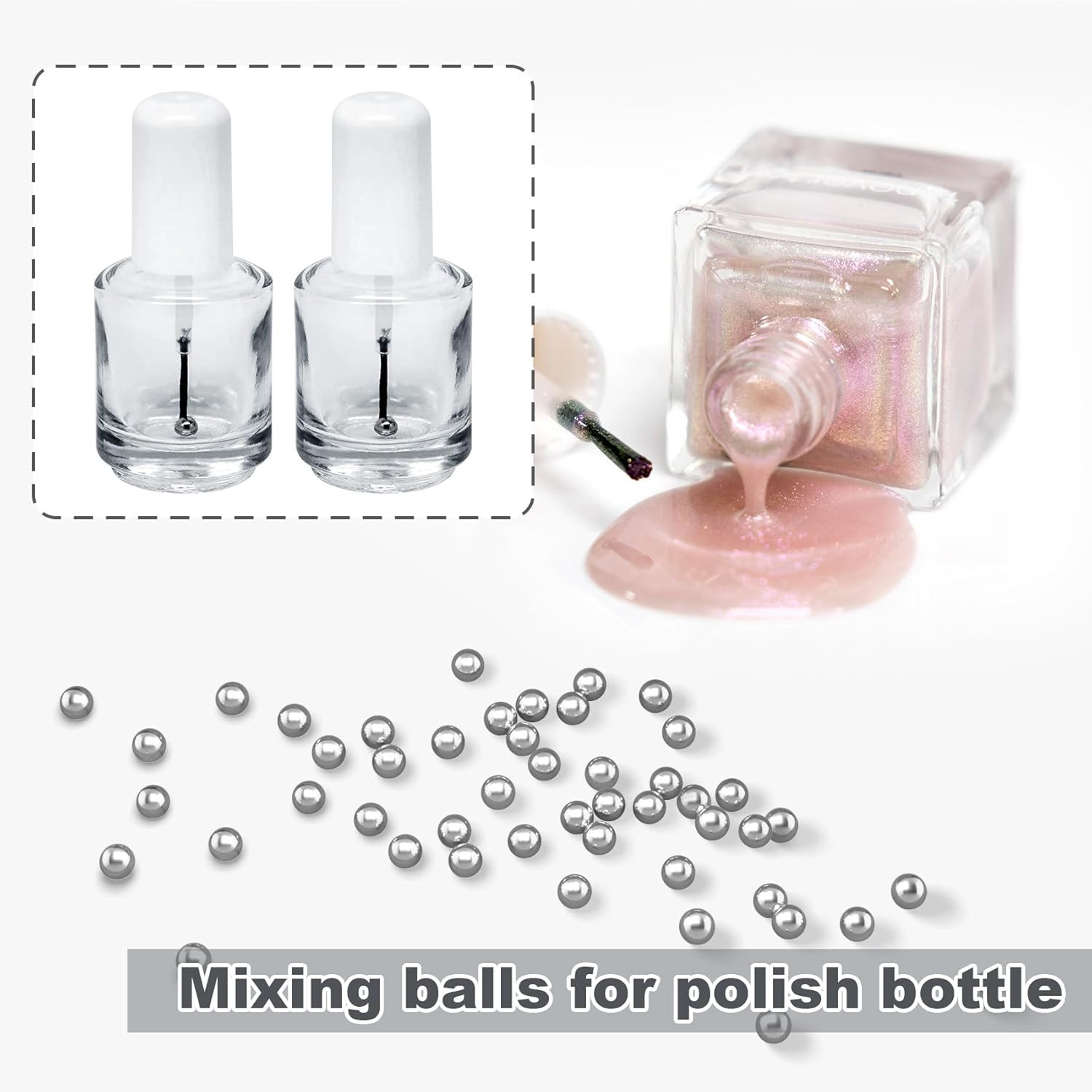 400 PCS Paint Mixing Balls, 316 Stainless Steel Ball for Mixing Paint