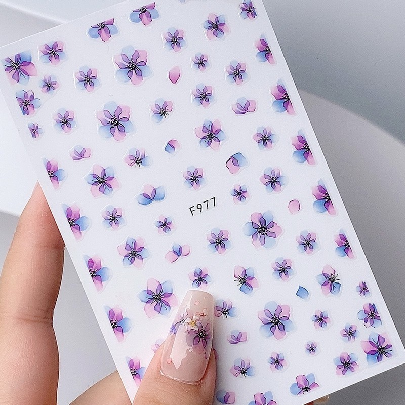 Nail Art Stickers Decals Spring Summer Flowers Floral Daisy New F977