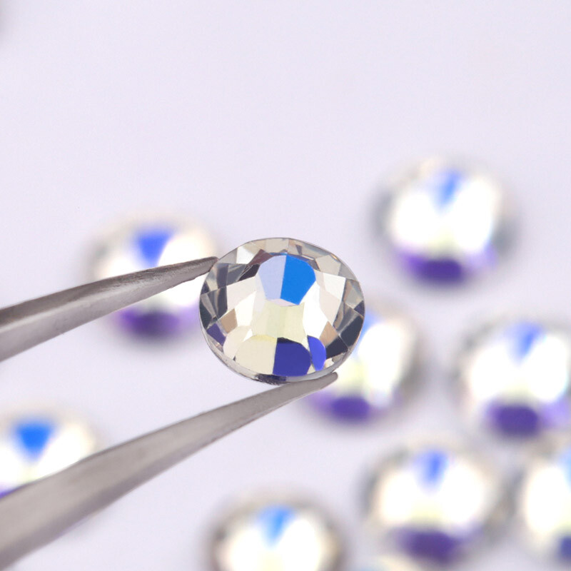 Moonlight purple Non Hotfix Crystal Rhinestones Flatback Gem Nail Art Decoration