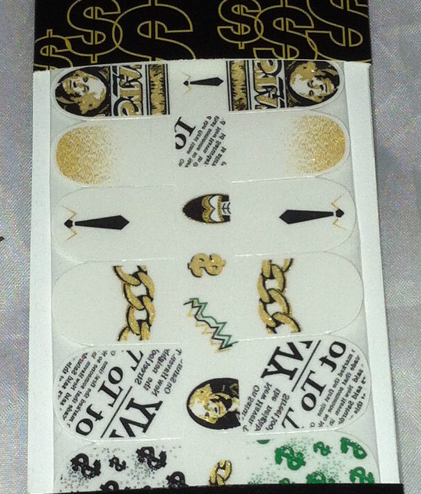 Maybelline Color Show Nail Stickers/Tattoos *50 FINANCIAL DISTRICT* Limited Edtn