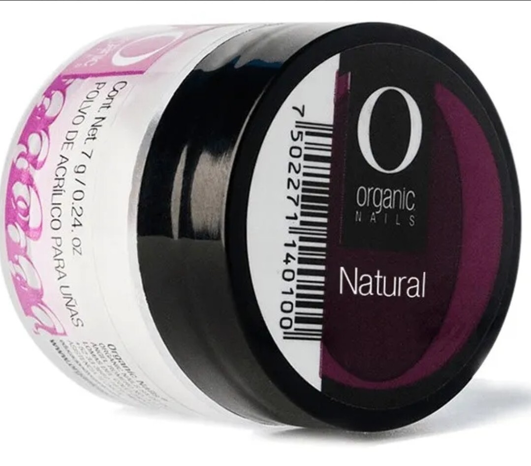 Organic Nails Natural Polvo Acrilico para Uñas 50g 1.76 oz Acrylic Powder