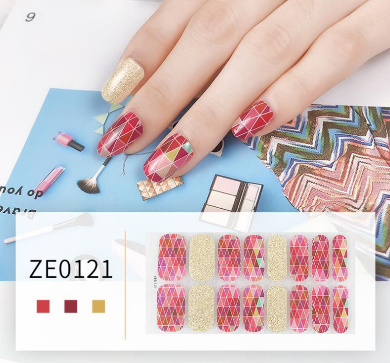 3D Nail Art Wraps Stickers Mermaid Rabbit Star Flower Manicure Self Stick NH1