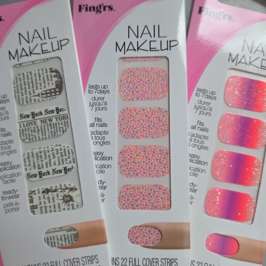 FING’RS NEW Nail Art Stickers Sets for 3
