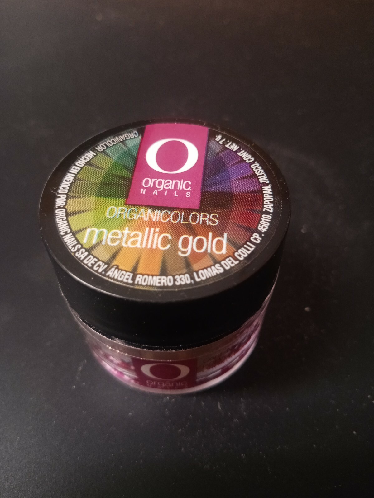 ORGANIC NAILS Acrílico en Polvo Organicolors METALLIC GOLD