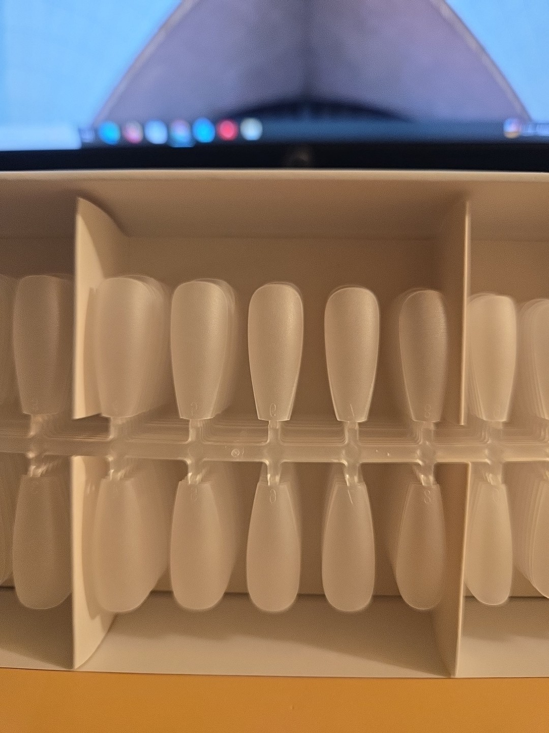 510PCS Full Matte Coffin Gel Nails with Box,ROSALIND Medium. Coffin Tips