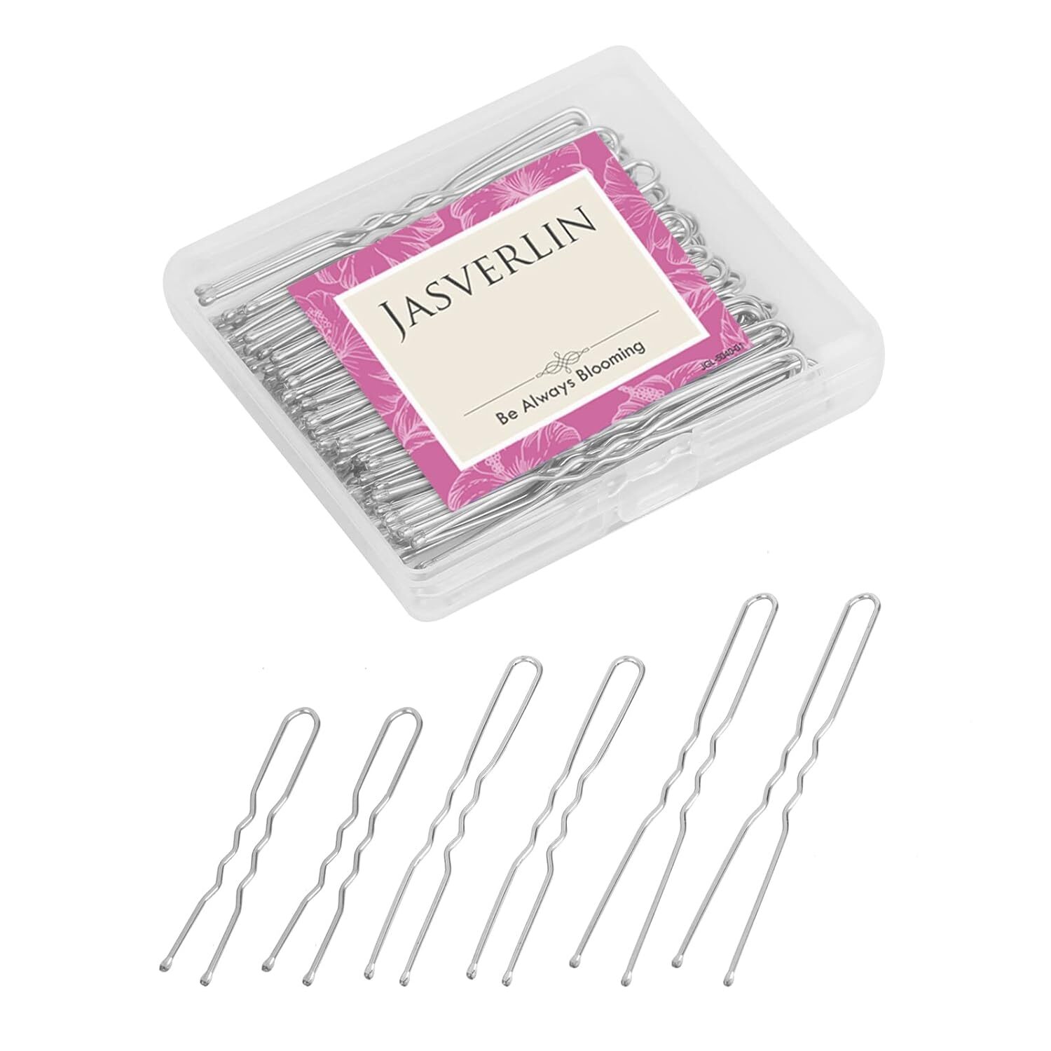 U Shaped Hair Pin U Bobby Pins Silver Bun pins 1 Count (Pack of 150),