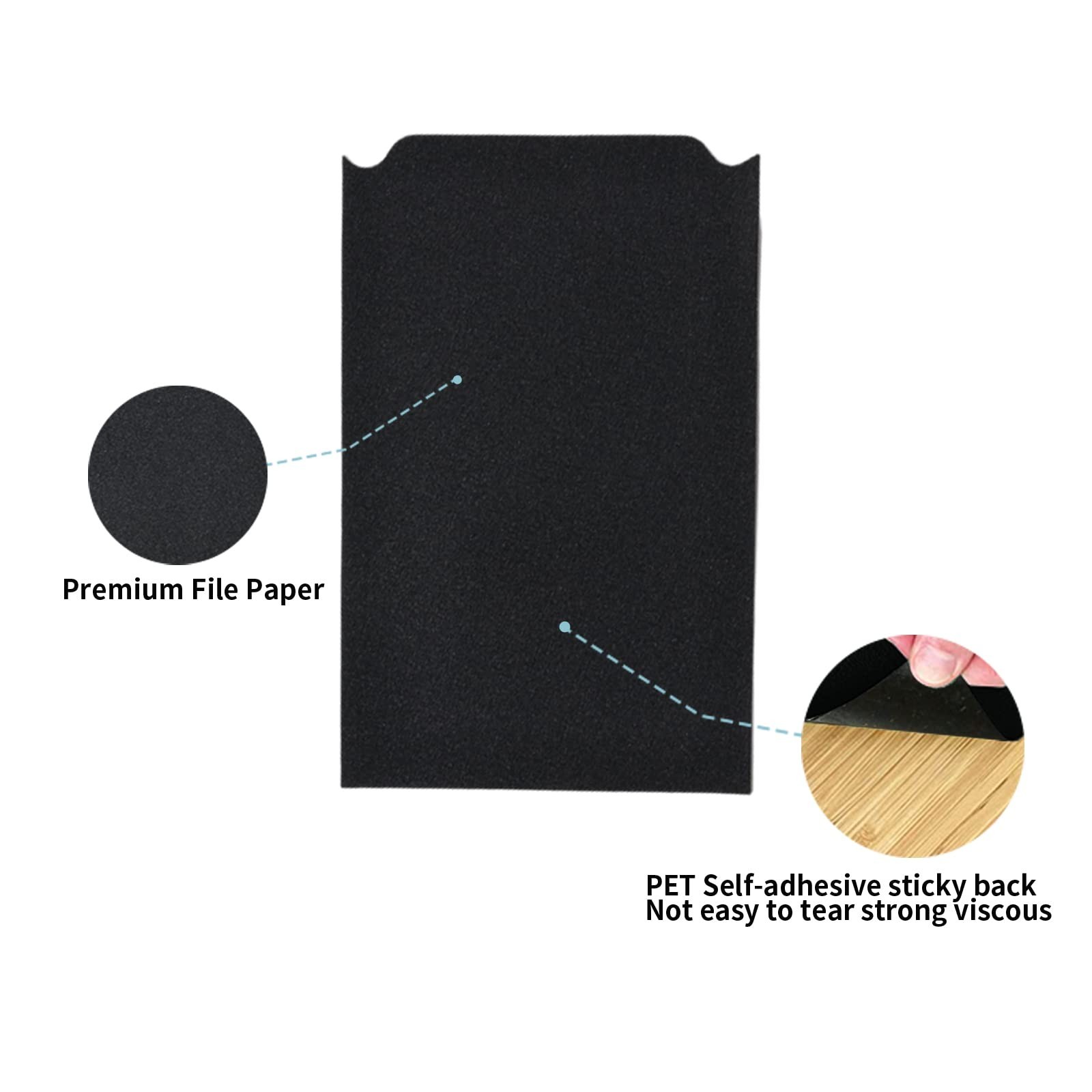 Self Adhesive Emery Paper, Dog Scratch Pad Replaceable Stickyback Sandpaper N…