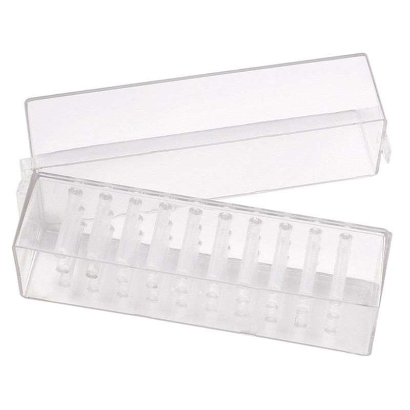 30/48 Holes Nail Drill Bits Box Nail Polishing Grinding Drill Bit Holder