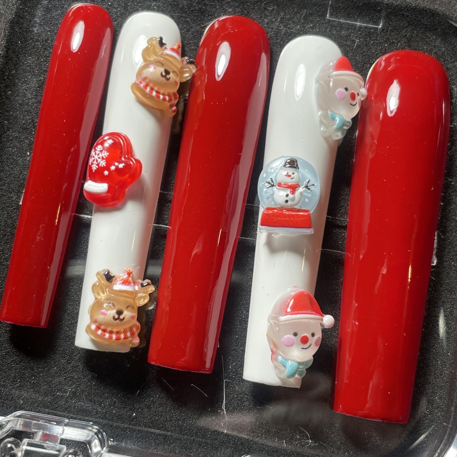 10 Handmade Press-on Nails ~ Number 31 ~ Size Extra Small ~