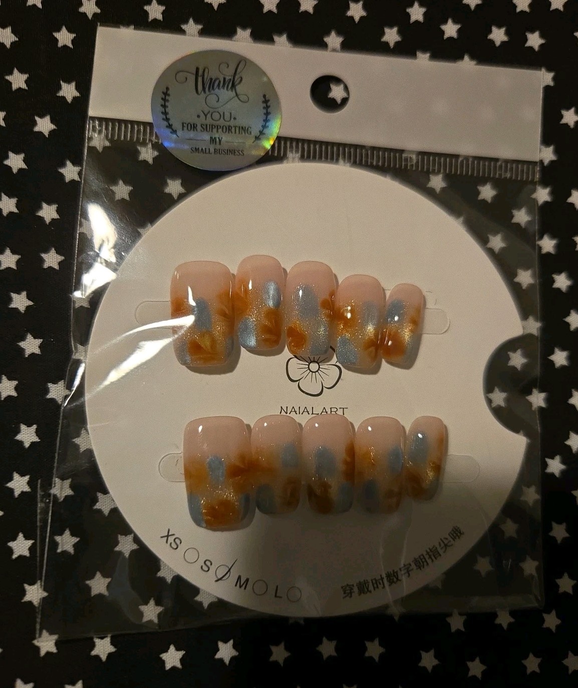 French Design “Unbranded” Press On Nails Size S