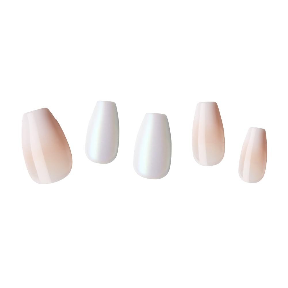 NEW YORK Press&Go Press-On Manicure Fake Nails, Gradient French Tip & Matte C…