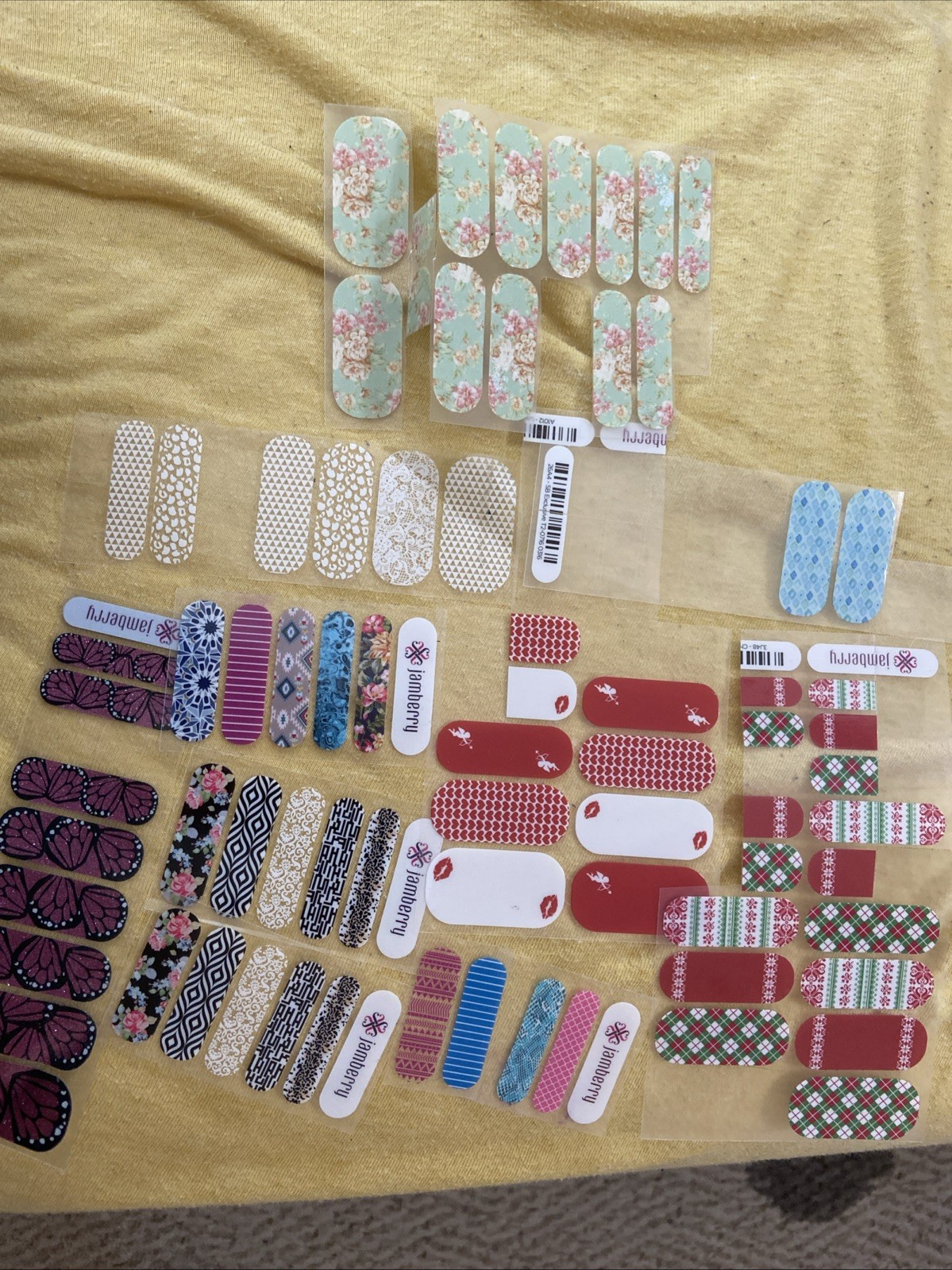 Misc Jamberry Nail Wraps Trial Sheets And Remnants