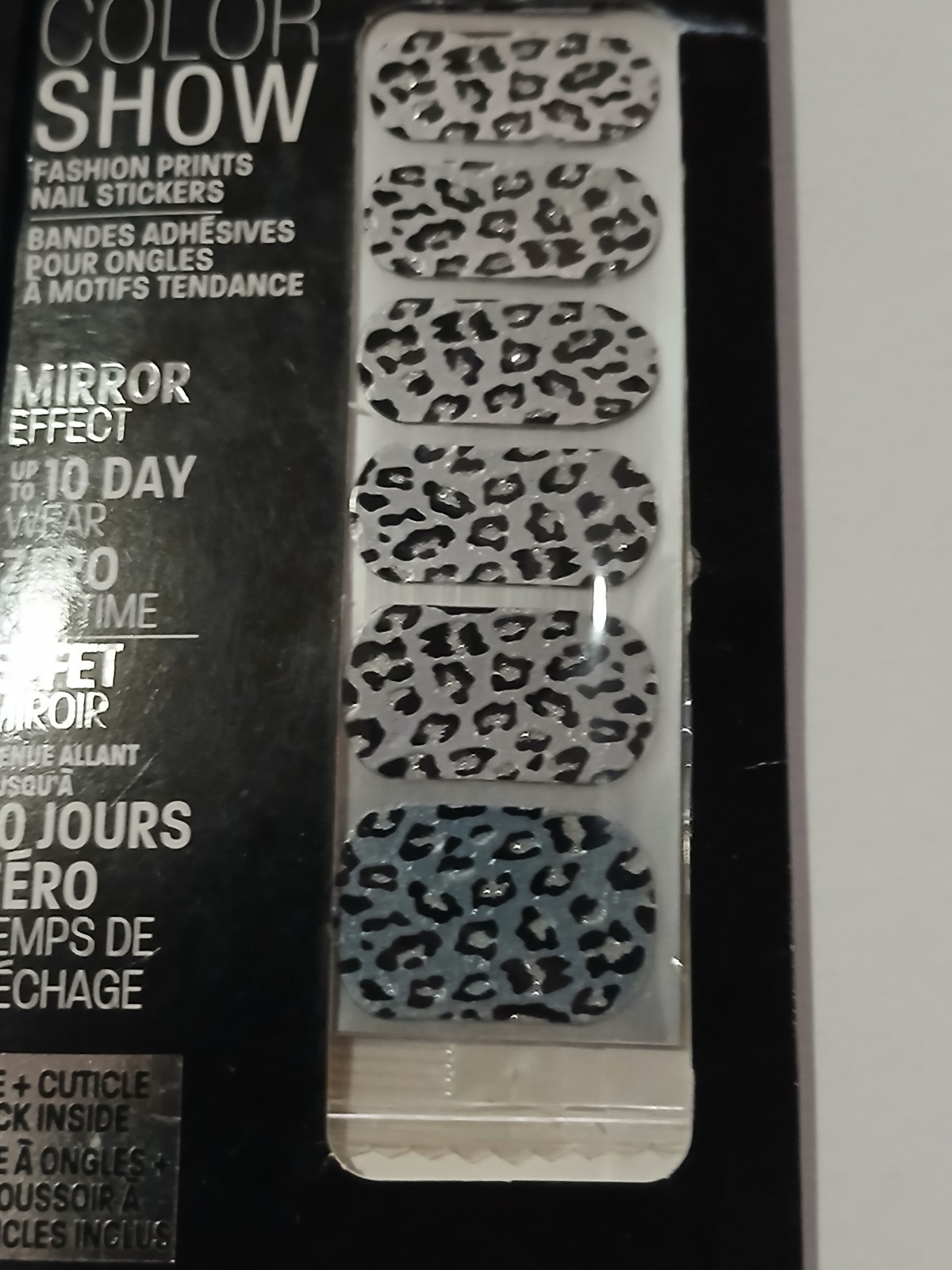 8 pcs Maybelline Color Show Nail Stickers Fashion Prints New