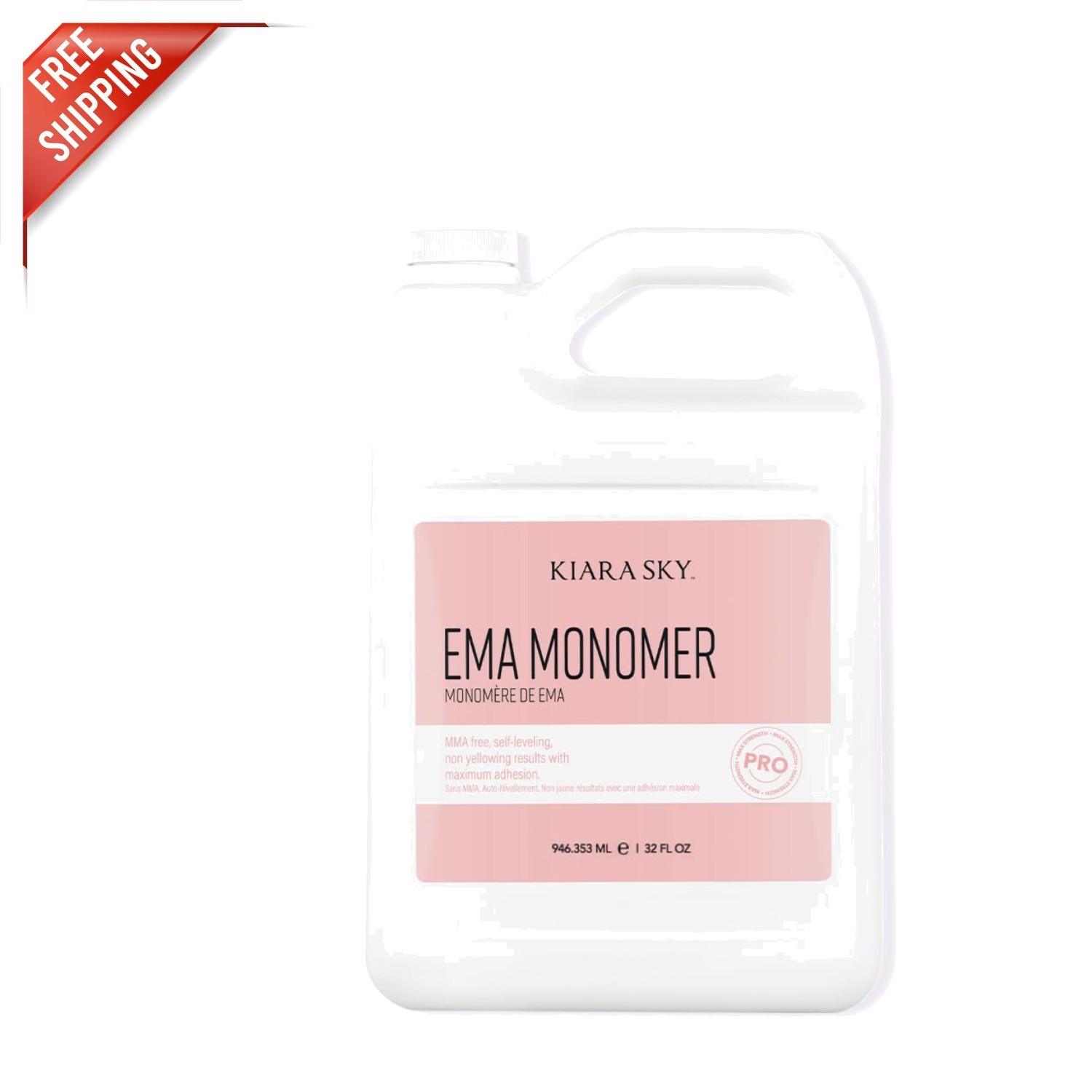 EMA Monomer 32 Fl Oz – Advanced Non-Yellowing Acrylic Nail Liquid for Perfection