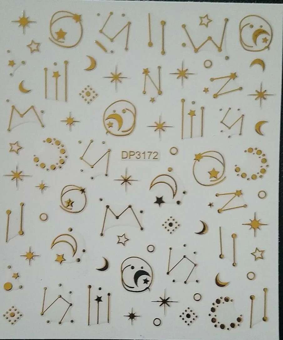 Galaxy Nail Art Stickers