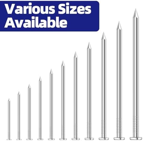 3 Inch Hardware Nails, Stainless Steel Flat Nails, Long Nails, Wood Nails, Wall