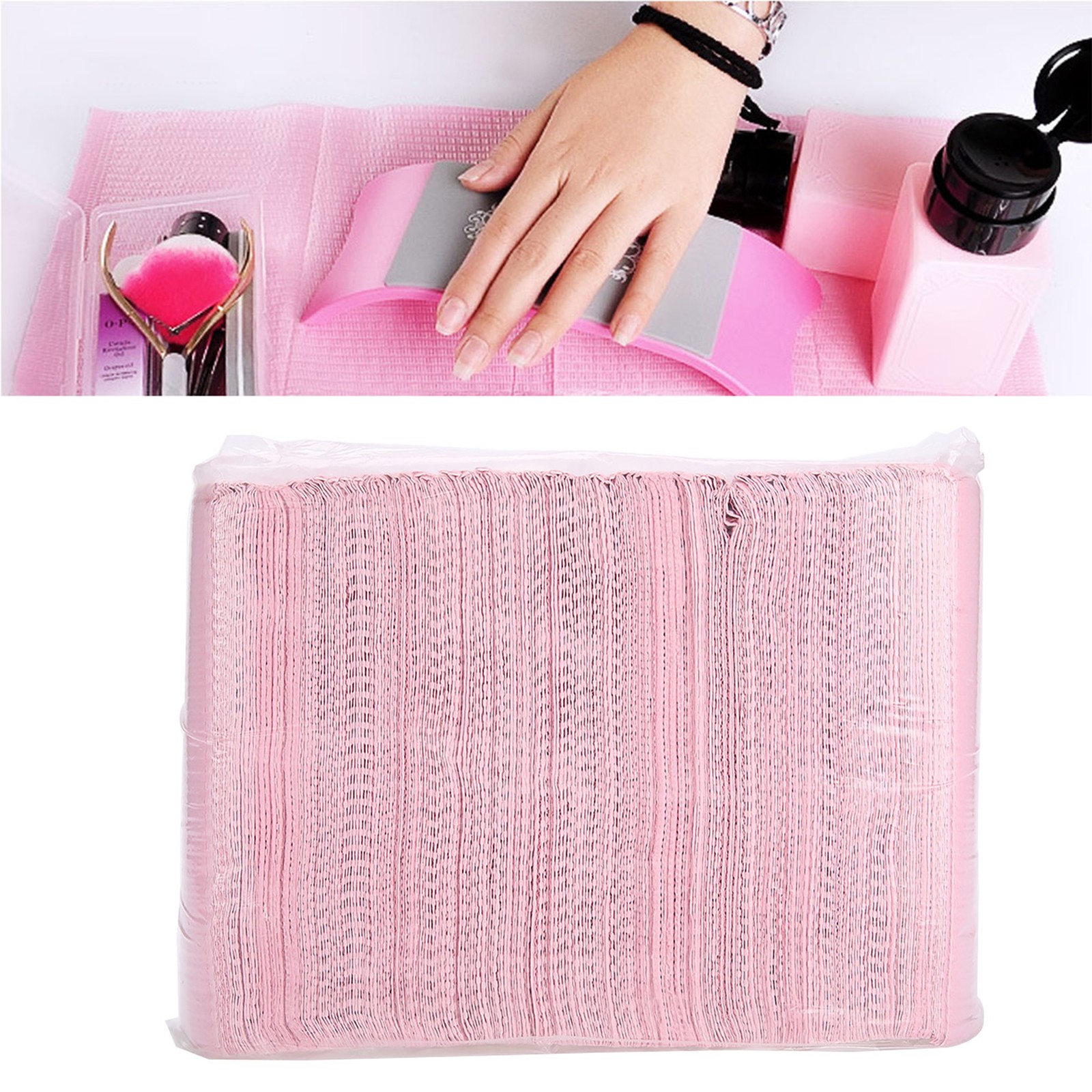 125pcs Nail Art Table Mat Soft & Waterproof For Manicure At Salon Excellent