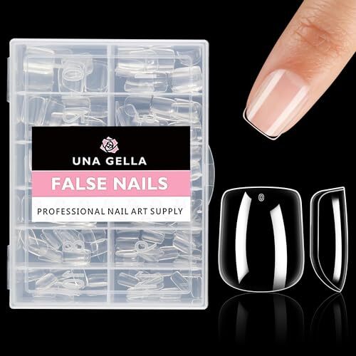 Extra Short Square Nail Tips XS Short Square Gel x Nails Tips 216pcs XS Square