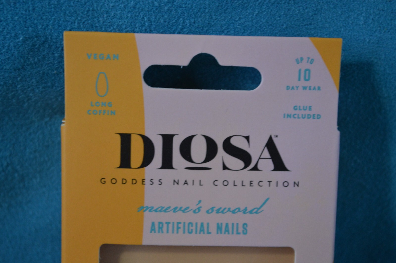 DIoSA Goddess Nail Collection Maeve’s Sword Artificial Nails Long Coffin Vegan