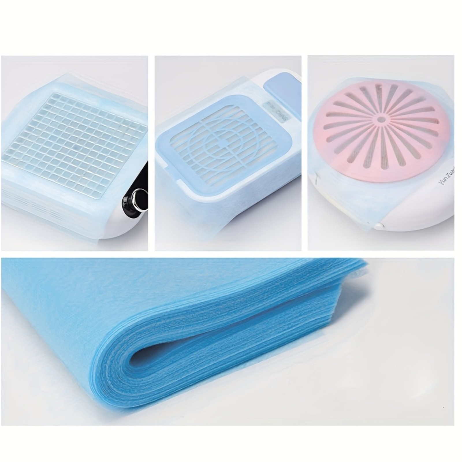 100pcs Odorless Nail Dust Collector Filters for Professional Home Nail Machines