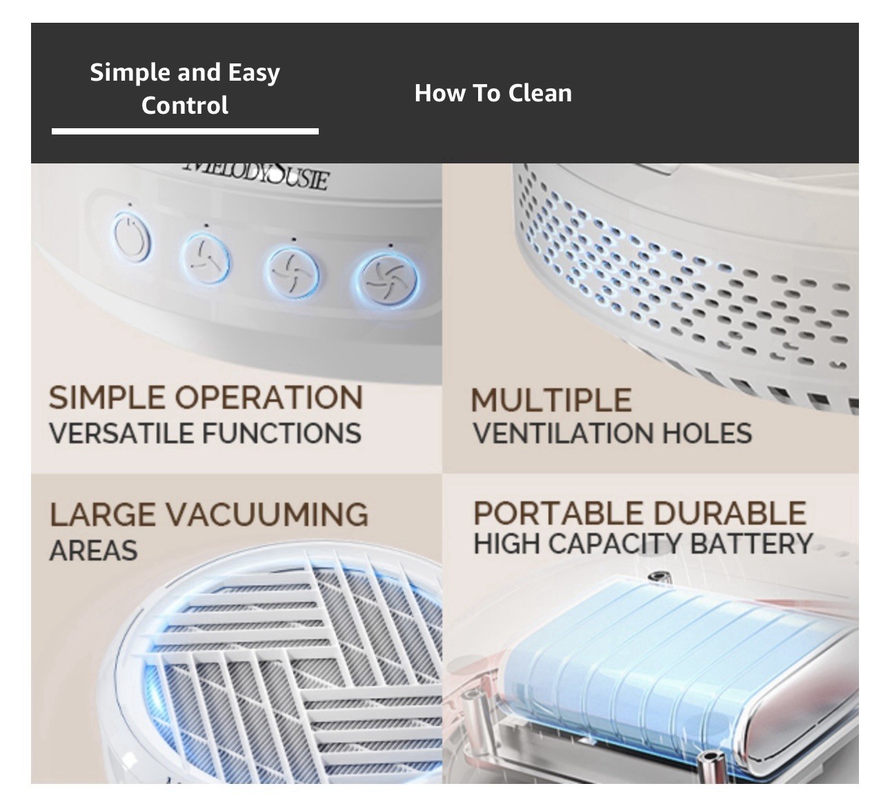 MelodySusie Nail Dust Collector And UV Nail Lamp Combo