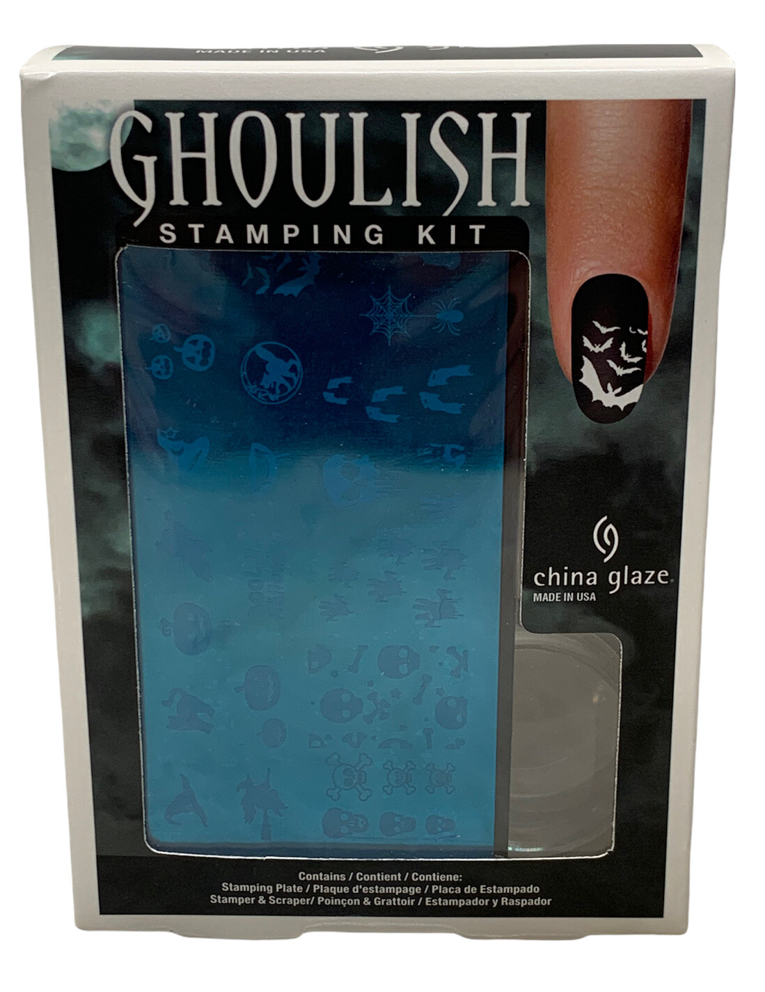 Ghoulish Stamping Kit China Glaze Halloween USA Goblin core