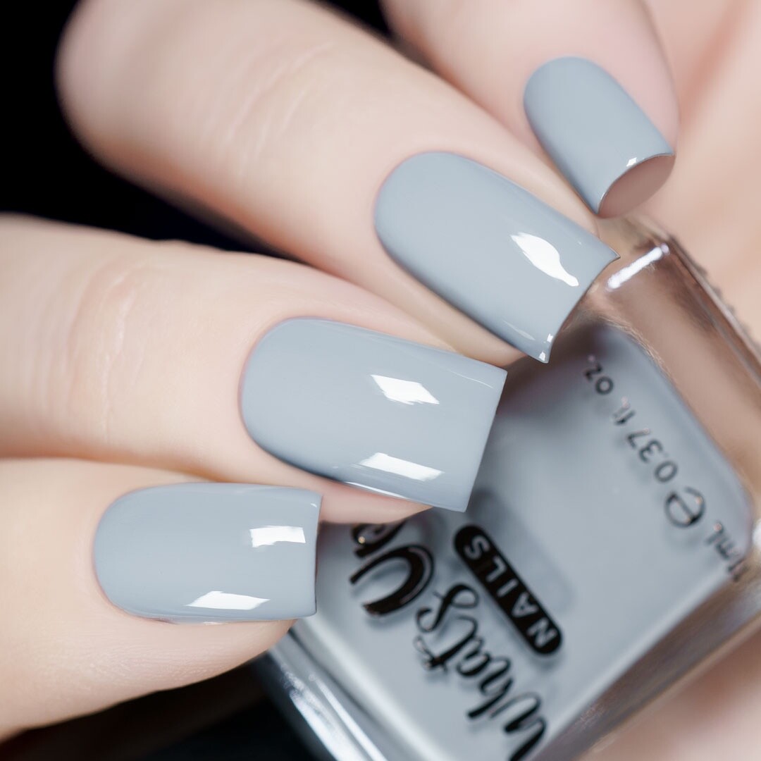 Whats Up Nails – Drippy Days Regular Polish (Light Gray Creme), Nail Polish