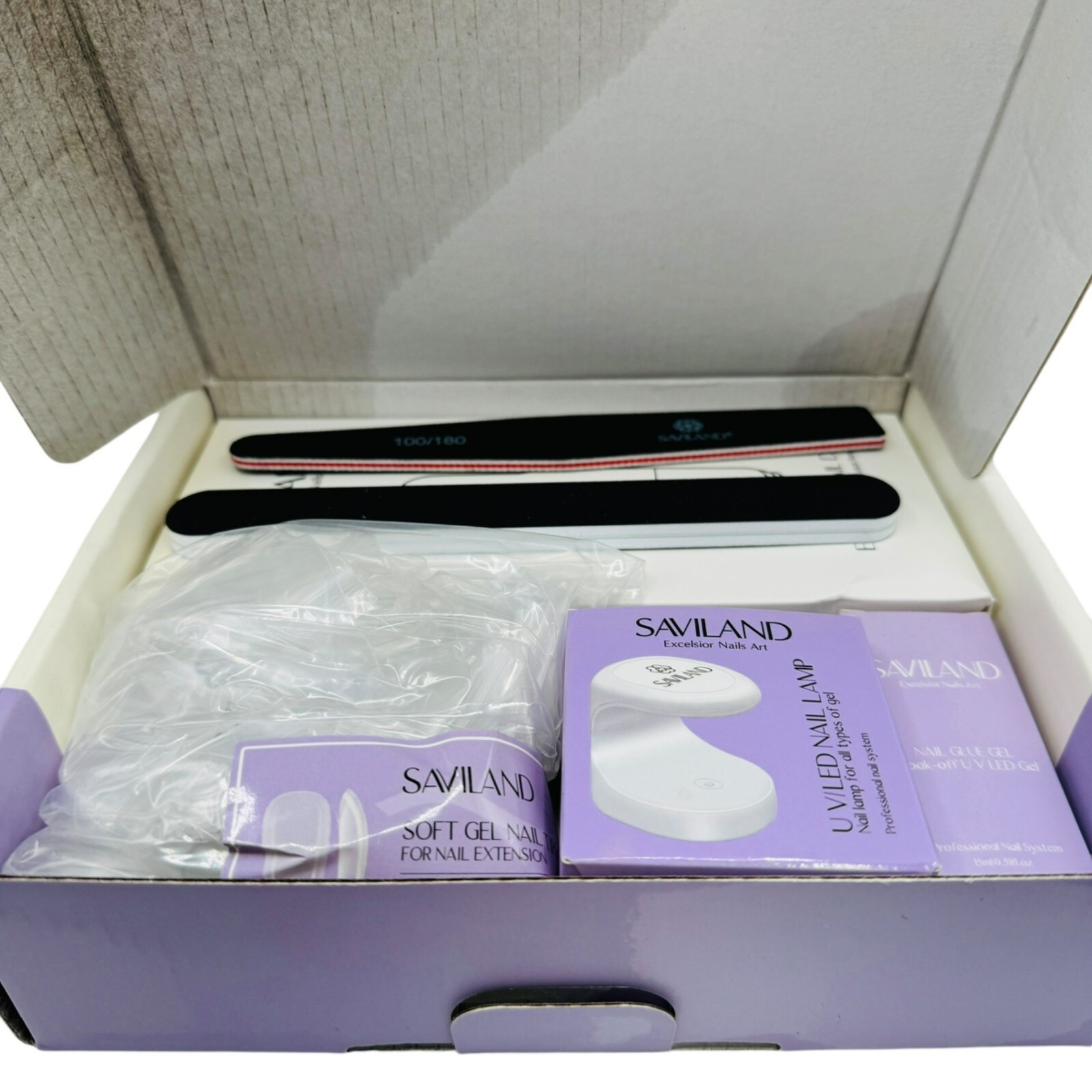 Saviland Professional Nail Art Kit – Excelsior Nails Art(bx Dmg)