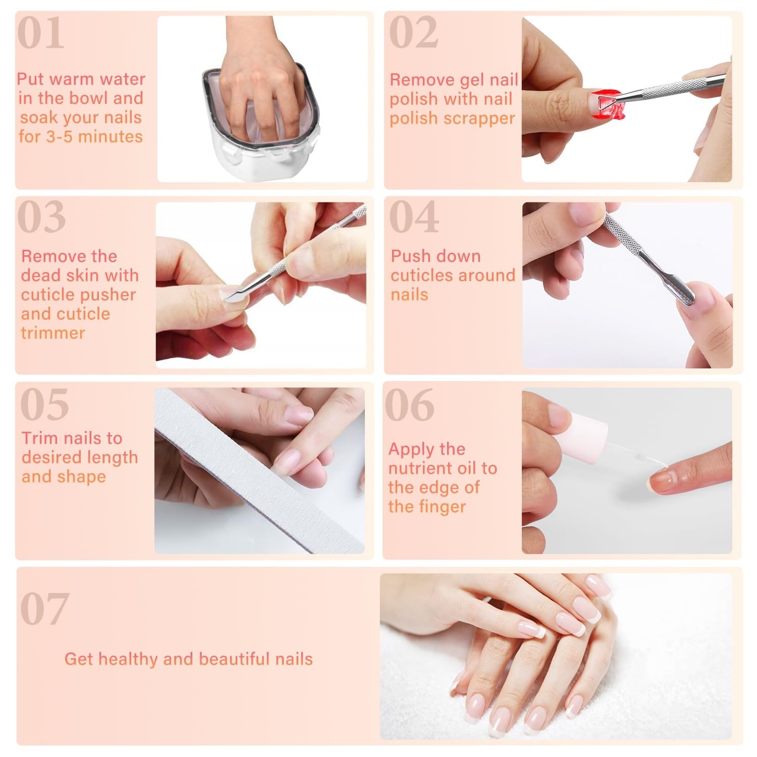 Nail Soaking Bowl, 2 PCS Soak Off Gel Polish Remover Manicure Bowl, Acetone N…