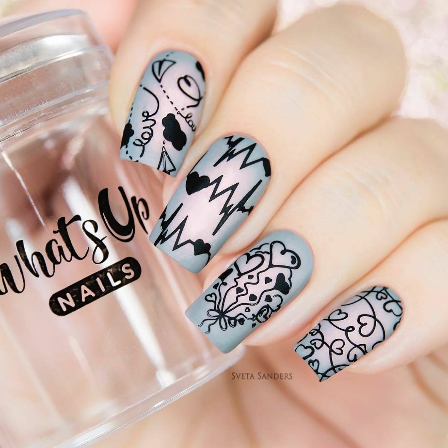 Jumbo Clear Stamper & Scraper For Stamped Nail Art