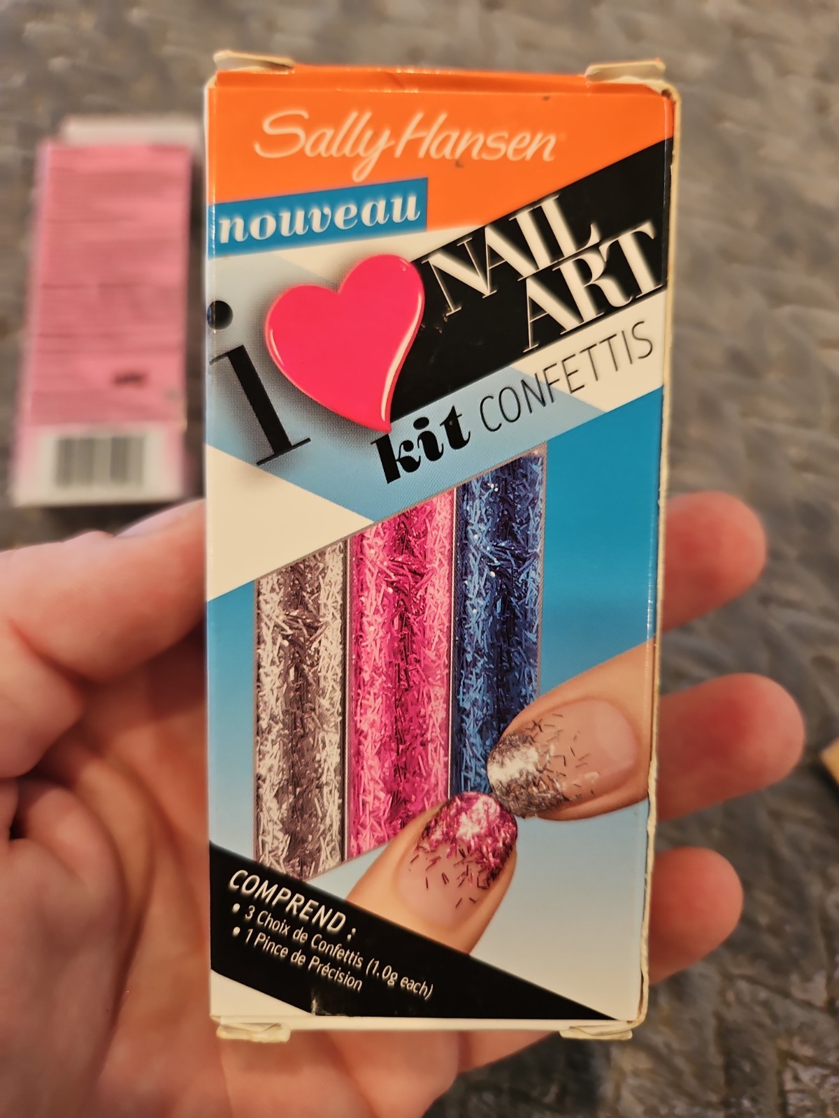 Sally Hansen Nail Art Confetti Kit & Fingers Flirt Nail Art Blue Pen