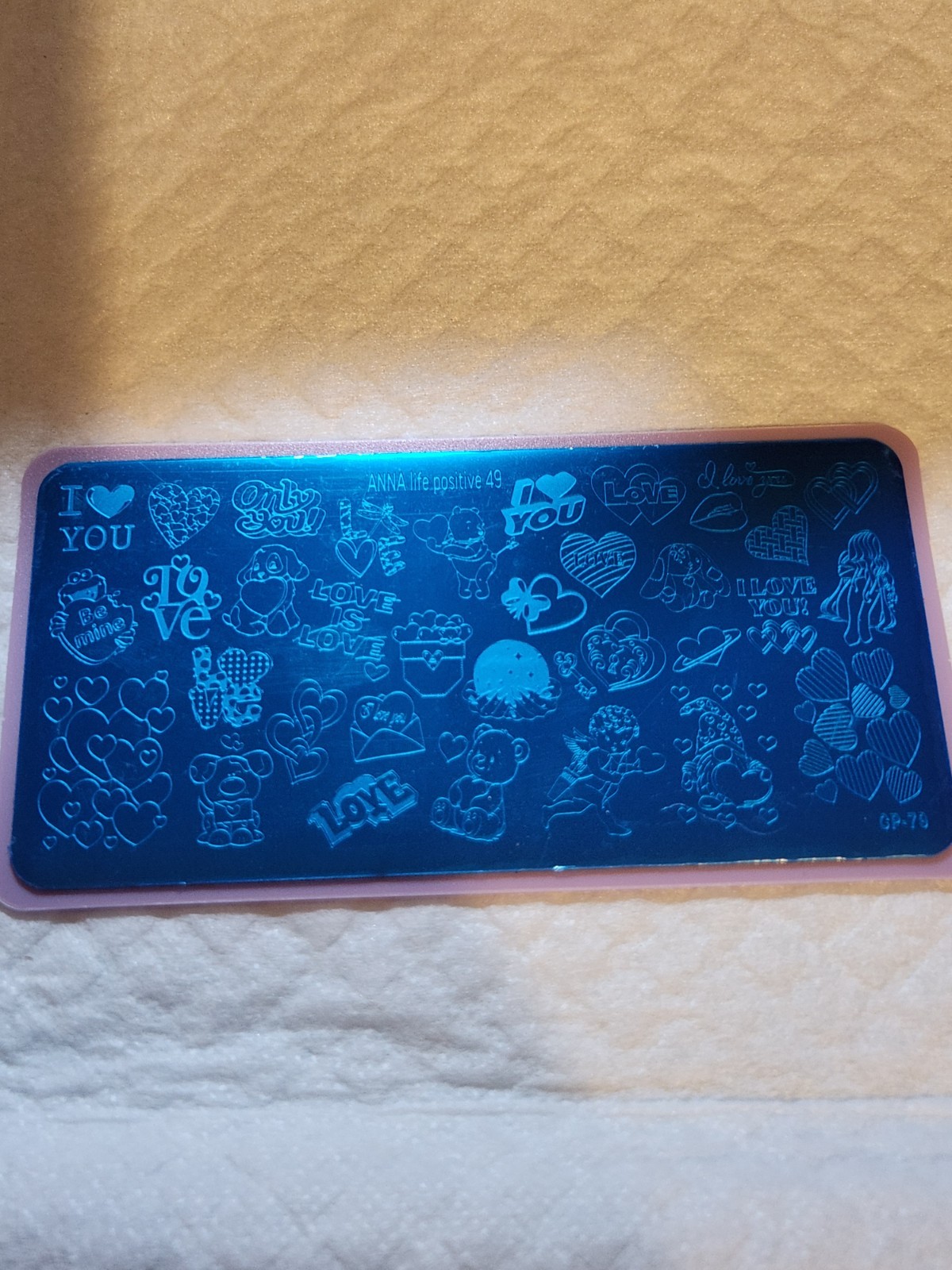 Lots of Love Nail Stamping Plate – Cookie Monster
