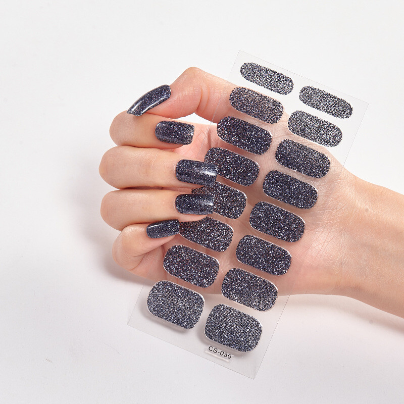 Nail Art Stickers Nail Stickers Scallion Powder Nail Stickers Nail Accessories