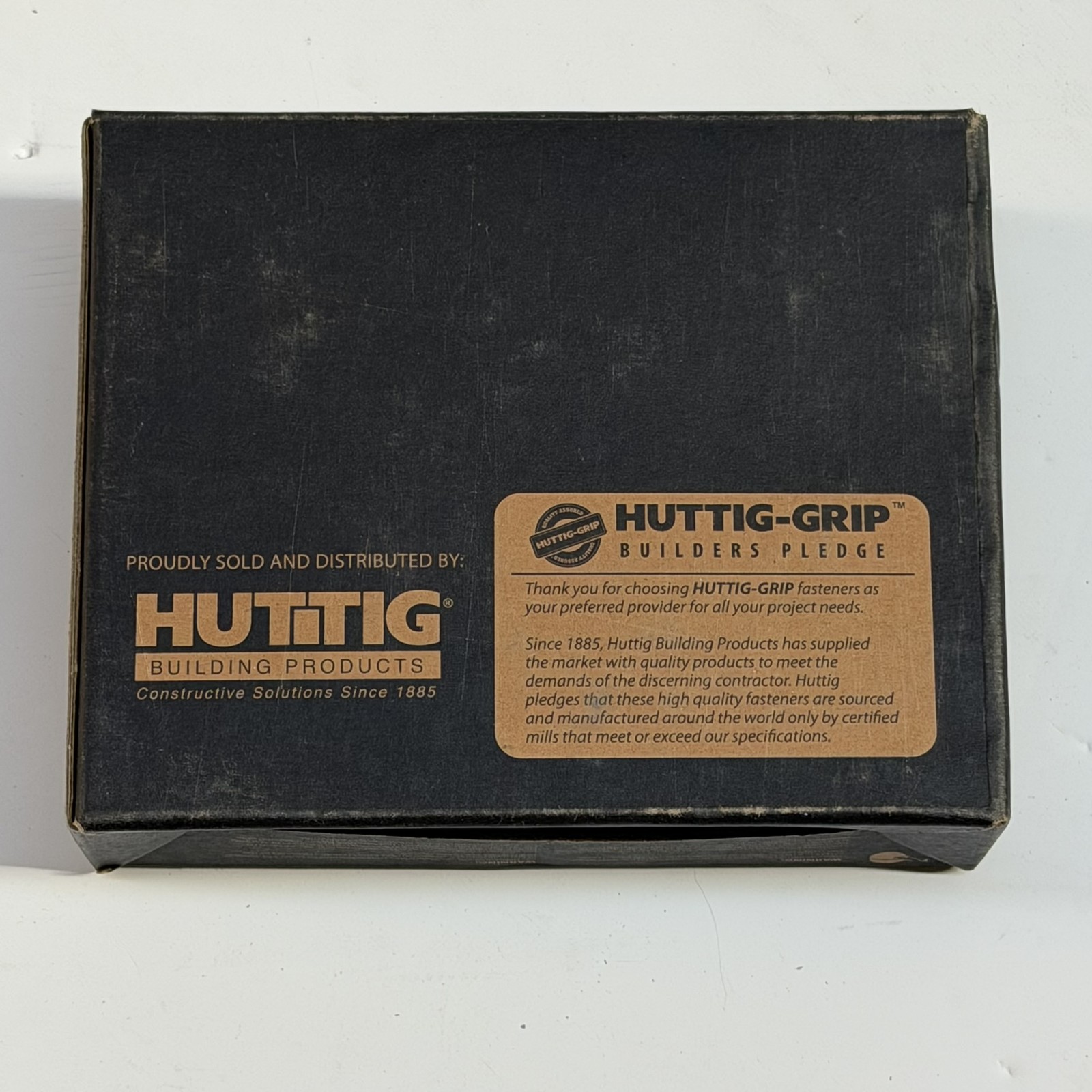 4lbs (4 x 1lb box) Huttig-Grip 8d 2-1/2in Ring Shank Deck Nails Galvanized