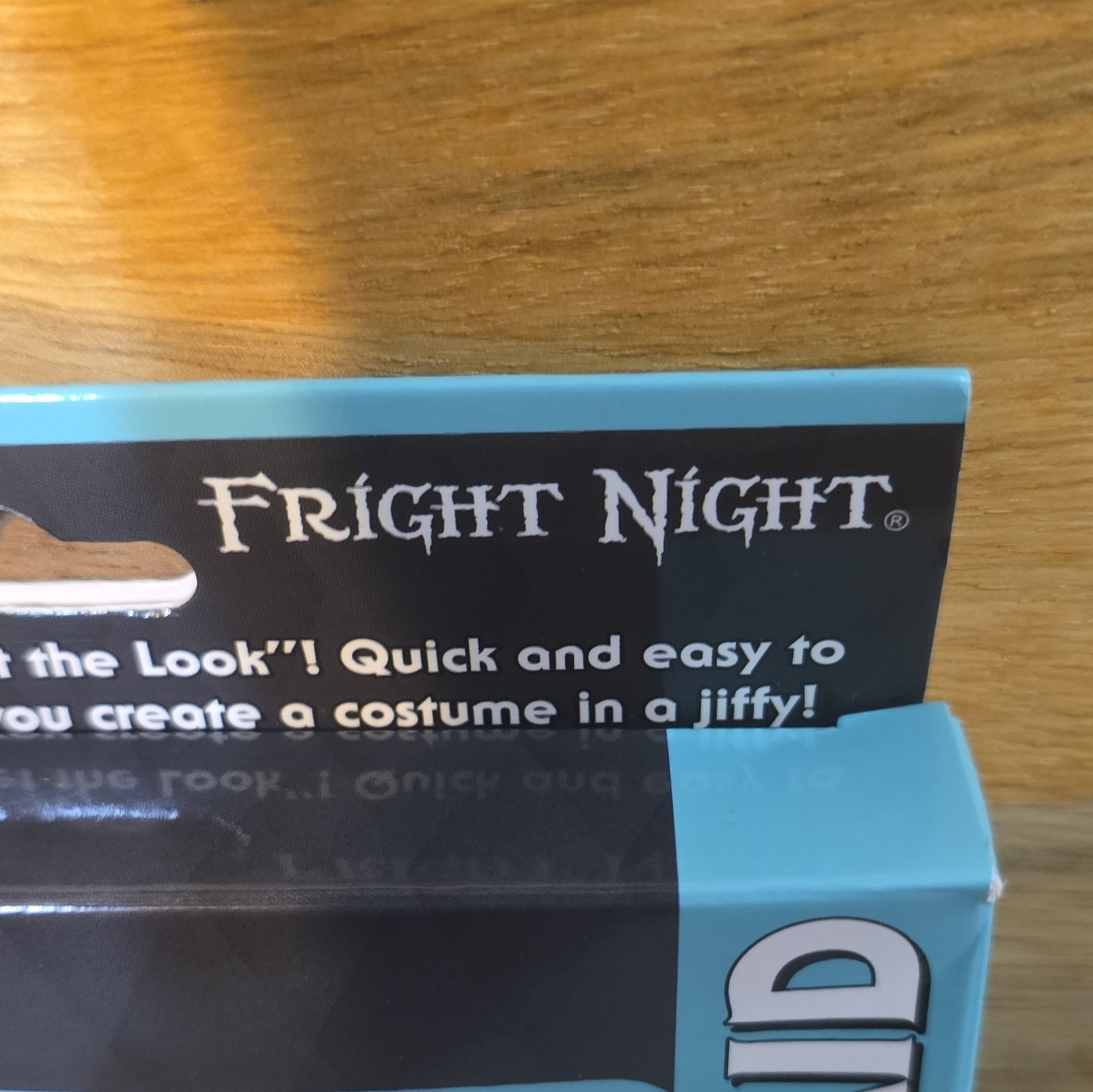 Fright Night Mermaid Press-On Nail Kit 24pc Short Square ABS Glitter + Glue