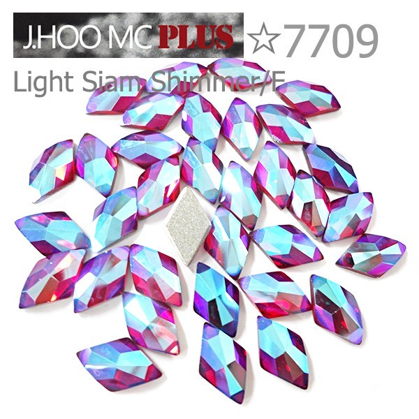 J.HOO Crystal 7709 Rhombus Flat Back Rhinestones 13×8mm Nail Art (6pcs)