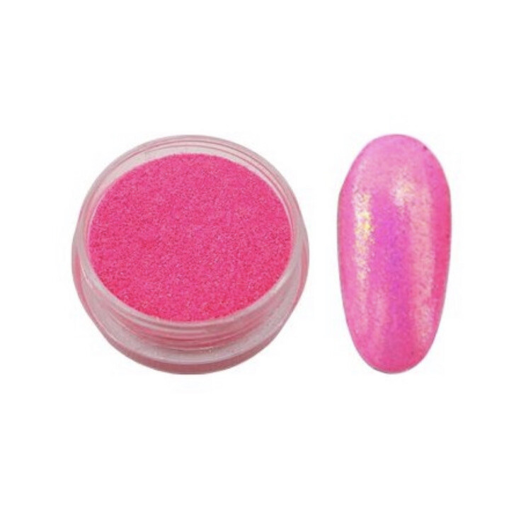 Pink Mermaid Effect Nail Powder Acrylic Gel Hybrid Dust Iridescent Trend Shimmer