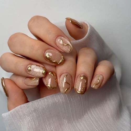 Press on Nails Square Short Length Glossy Full Cover Acrylic – Square
