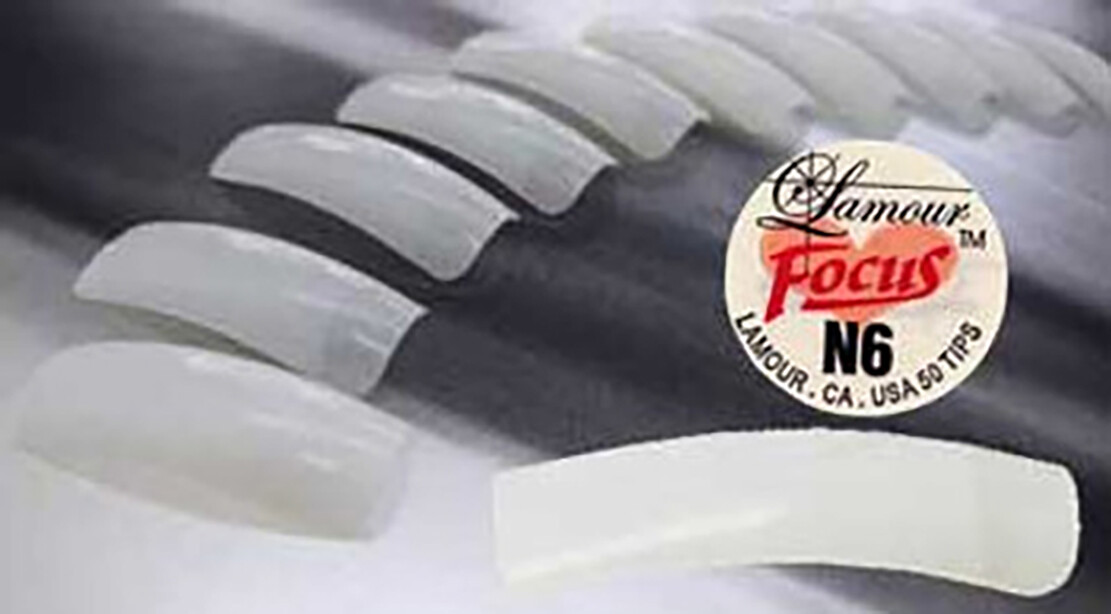 Lamour Focus Natural Refill Tips Bag of 500 pcs Pick Size #0-10