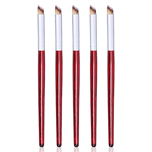 5Pcs Ombre Nail Brush Wooden Nail Ombre Brush Acrylic Nail Art Brushes Nail