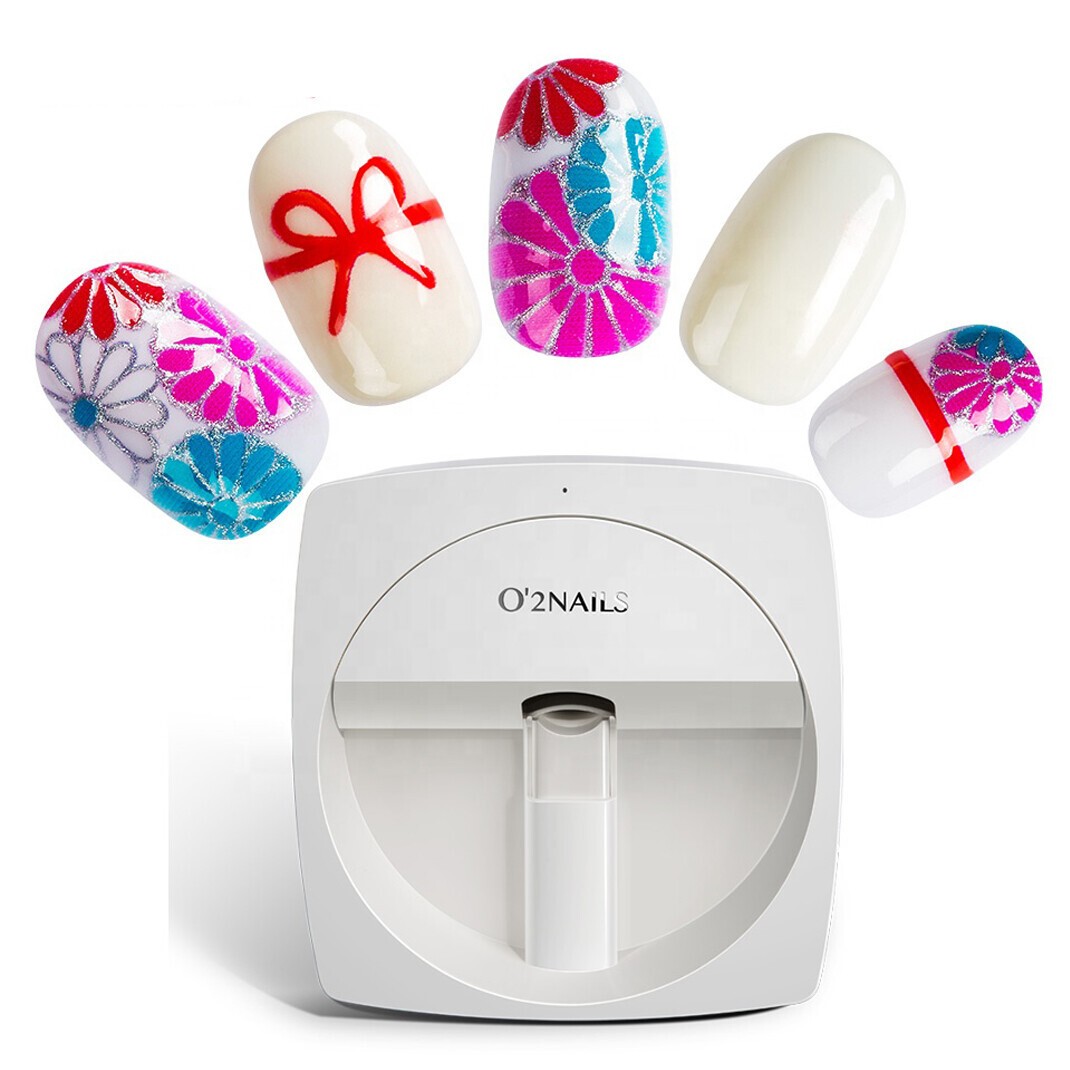 DIY Portable 3D Nail Printer Smart Mobile Art Nail Printer Machine Nail File
