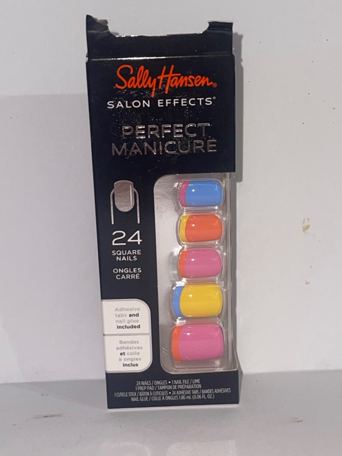 Perfect Manicure Press on Nails Sally Hansen Salon Effects Almond Oval Square