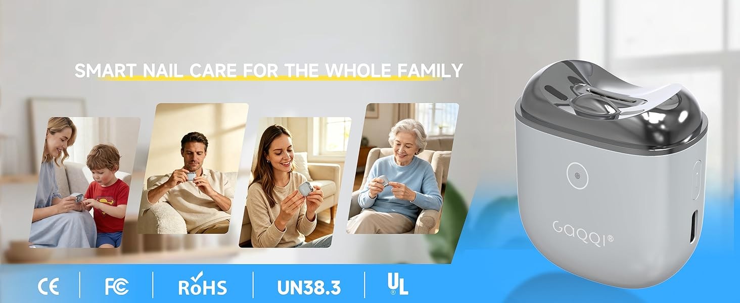 Electric Nail Clipper for Baby Women Men Seniors, 2026 New Smart and