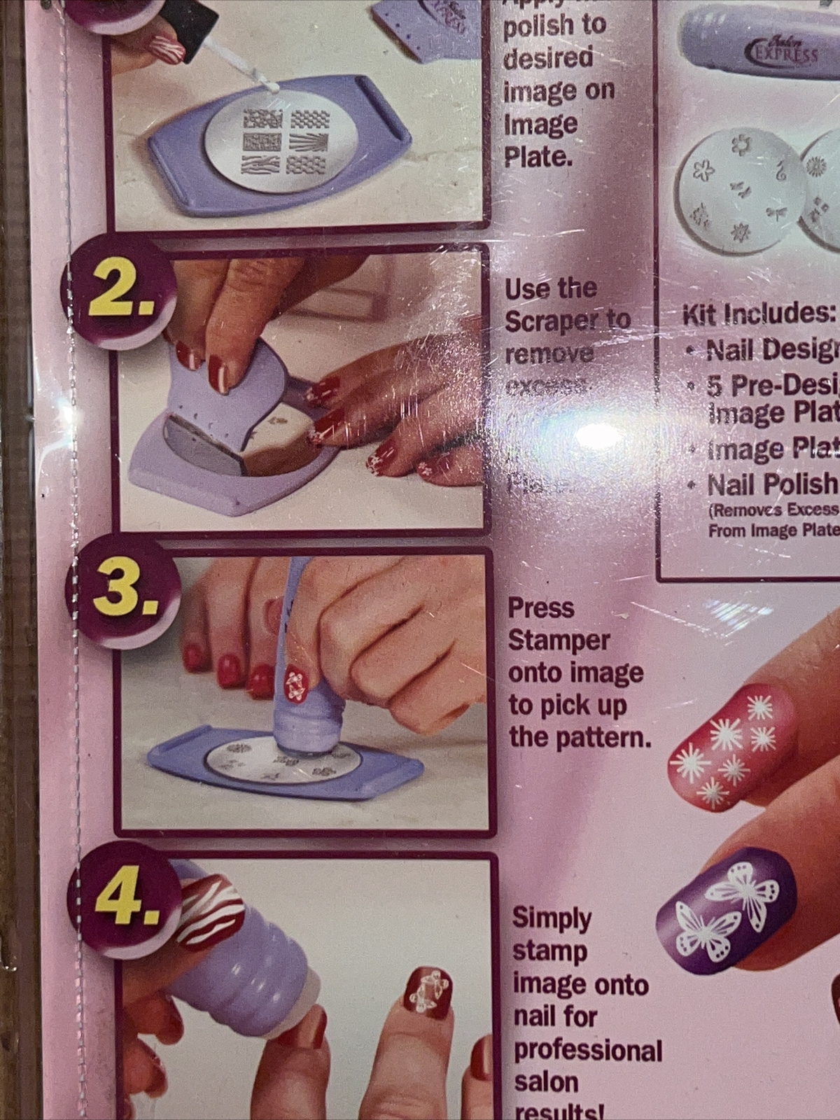 Nail stamp art kit to decorate your nails