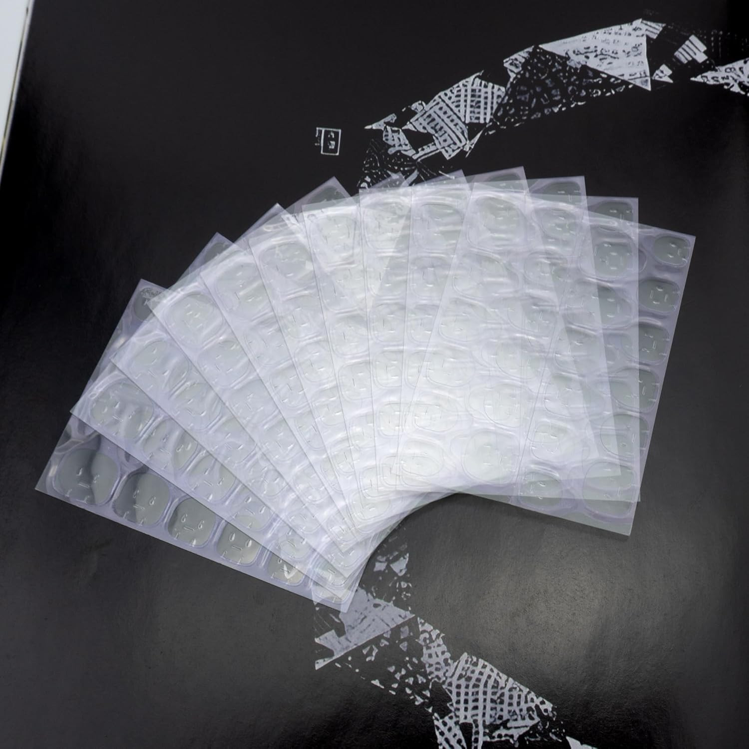 Blingkingdom 10 Sheets (240 PCS) Adhesive Tabs for Press-On Nails, Double Sided