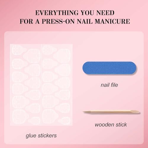 Dark Green Press on Nails Christmas Fake Nails 1 Fl Oz (Pack of 24) style-17