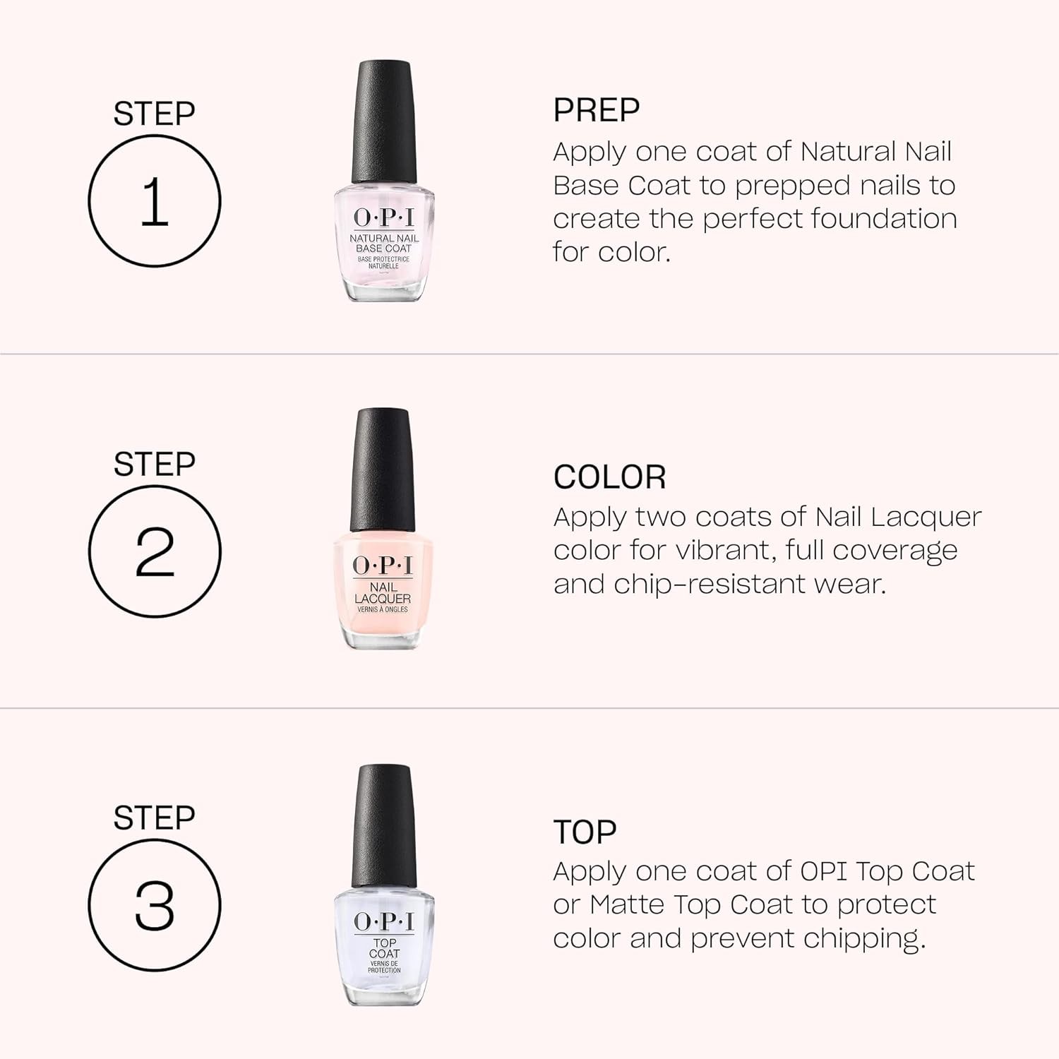 OPI Nail Lacquer Classic Nail Polish Colors | Pink & Purple Shades | Crème
