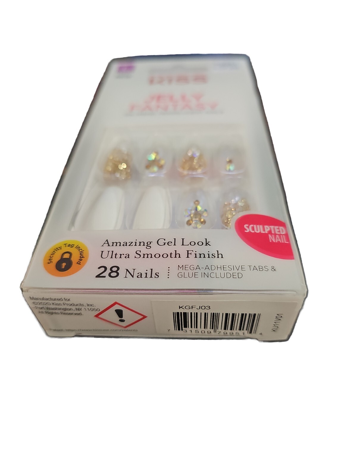 Kiss Jelly Fantasy On-Trend Translucent Long Nails, KGFJ03 79951
